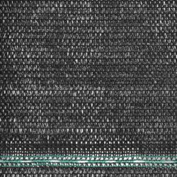 vidaXL Tennisskjerm HDPE 1,2×25 m svart