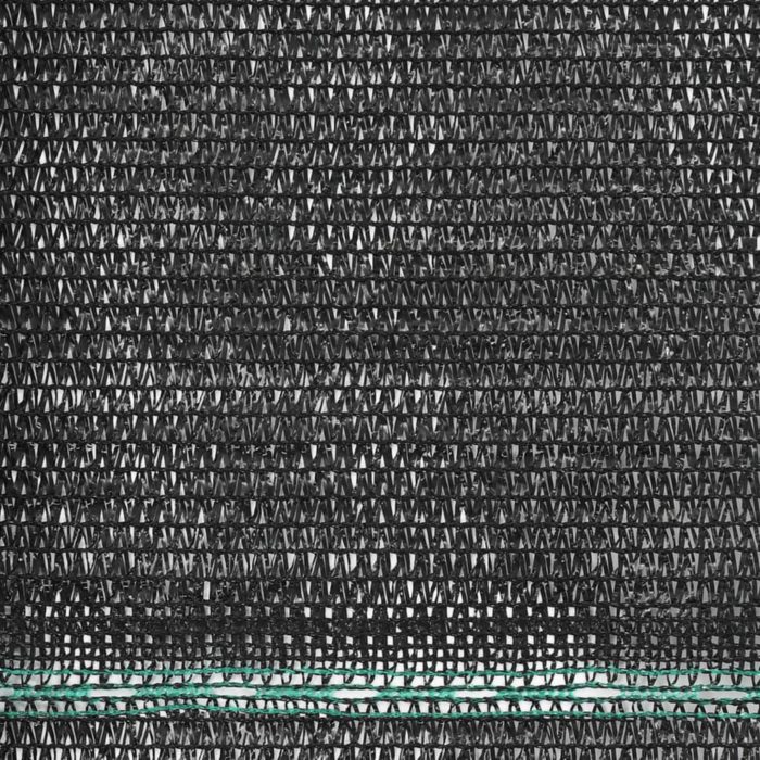 vidaXL Tennisskjerm HDPE 1,2×25 m svart