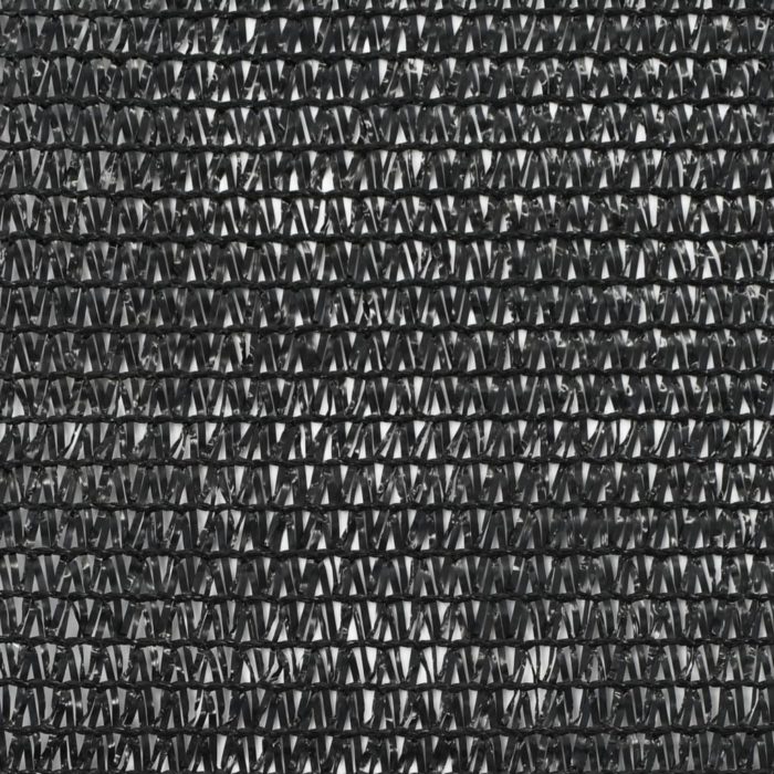 vidaXL Tennisskjerm HDPE 1,2×50 m svart