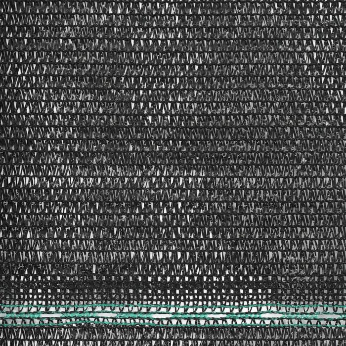 vidaXL Tennisskjerm HDPE 1,2×50 m svart