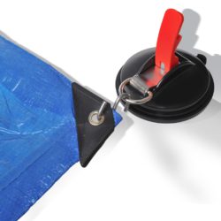 ProPlus Sugekoppfester med ringer og 4 S-kroker 2 stk