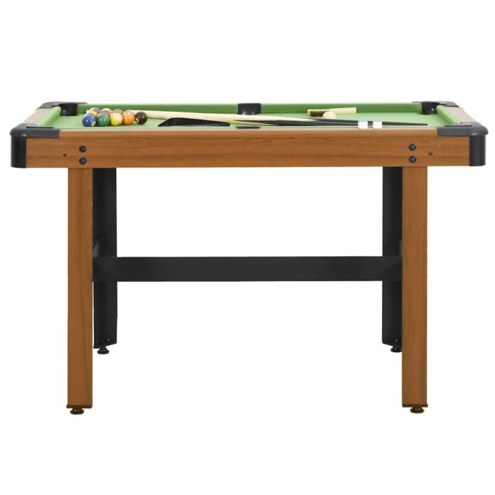 vidaXL Biljardbord 122x61x76 cm brun