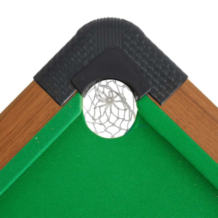 vidaXL Biljardbord 122x61x76 cm brun