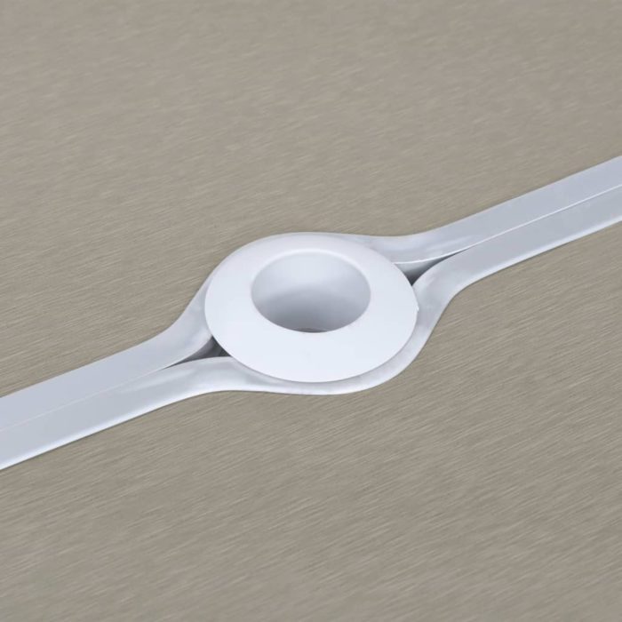 vidaXL Foldbart campingbord med 4 seter stål aluminium