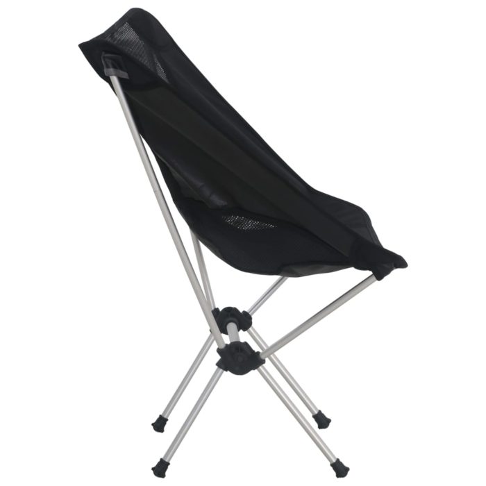 vidaXL Sammenleggbare campingstoler 2 stk veske 54x50x56 cm aluminium