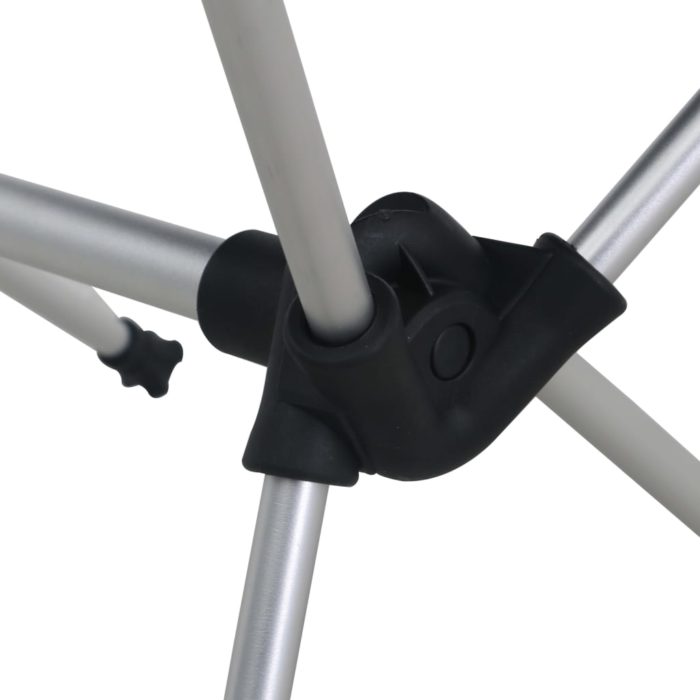 vidaXL Sammenleggbare campingstoler 2 stk veske 54x50x56 cm aluminium