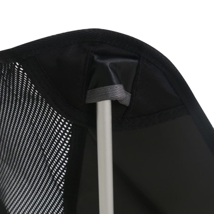 vidaXL Sammenleggbare campingstoler 2 stk veske 54x50x56 cm aluminium