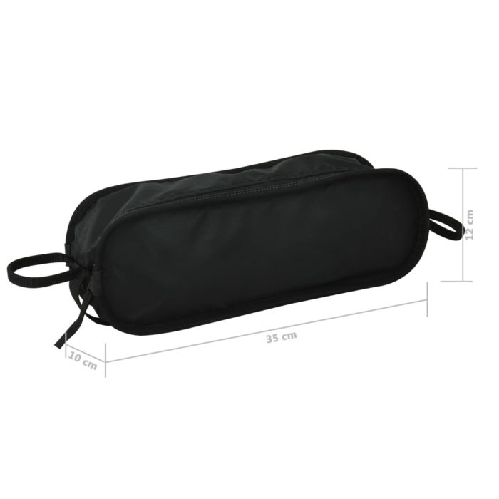 vidaXL Sammenleggbare campingstoler 2 stk veske 54x50x56 cm aluminium