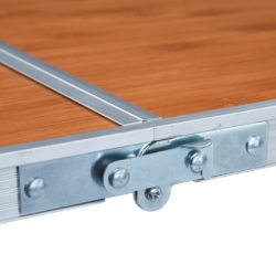 vidaXL Sammenleggbart campingbord aluminium 120×60 cm