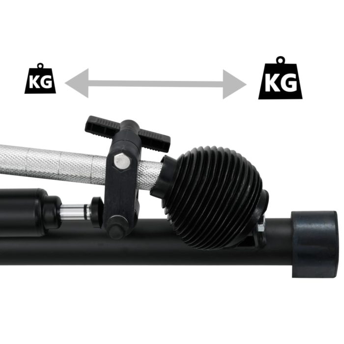 vidaXL Romaskin 5 nivå hydraulisk motstand