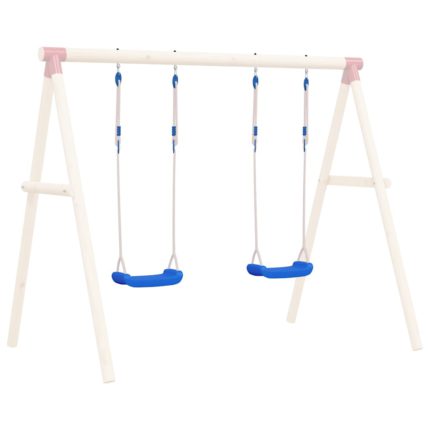vidaXL Huskeseter med tau 2 stk blå 37×15 cm polyeten