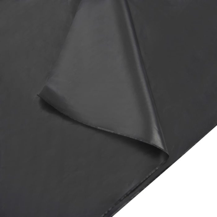 vidaXL Underlag til sandkasse svart 120×110 cm