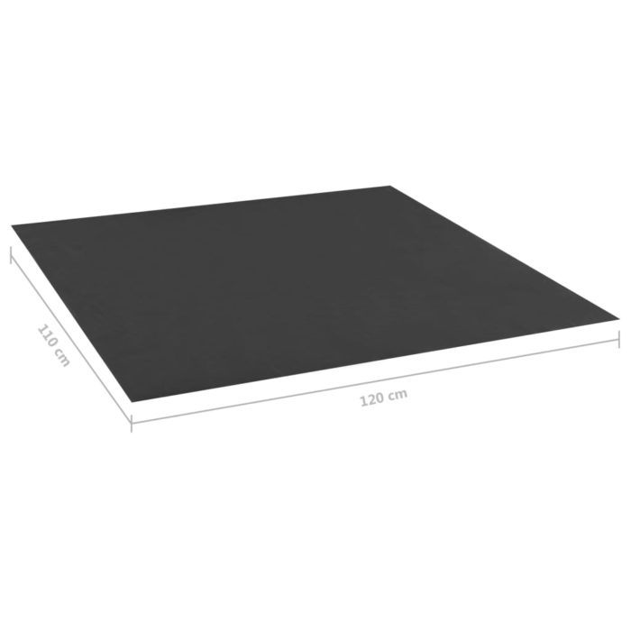 vidaXL Underlag til sandkasse svart 120×110 cm