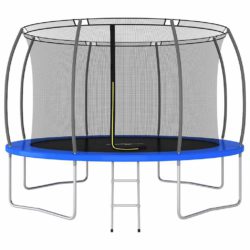 vidaXL Trampolinesett rund 366×80 cm 150 kg