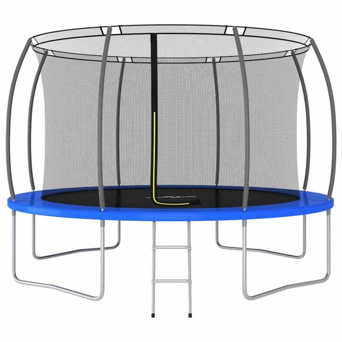 vidaXL Trampolinesett rund 366×80 cm 150 kg