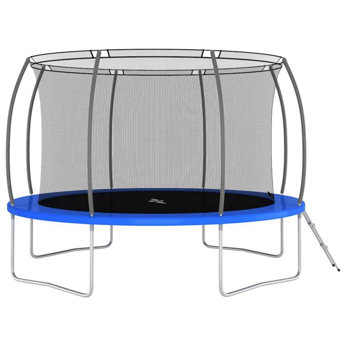 vidaXL Trampolinesett rund 366×80 cm 150 kg