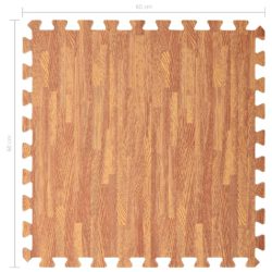vidaXL Gulvmatter 6 stk trekorn 2,16 ㎡ EVA-skum