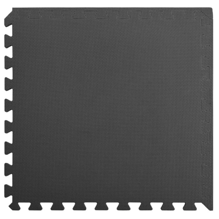 vidaXL Gulvmatter 24 stk 8,64 ㎡ EVA-skum svart