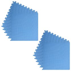 vidaXL Gulvmatter 12 stk 4,32 ㎡ EVA-skum blå