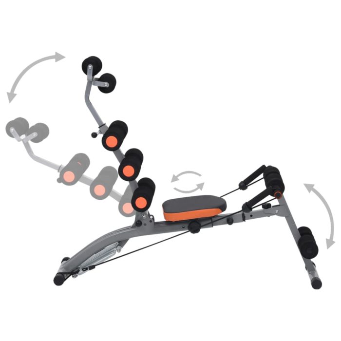 vidaXL L-formet magetrener med elastiske strenger