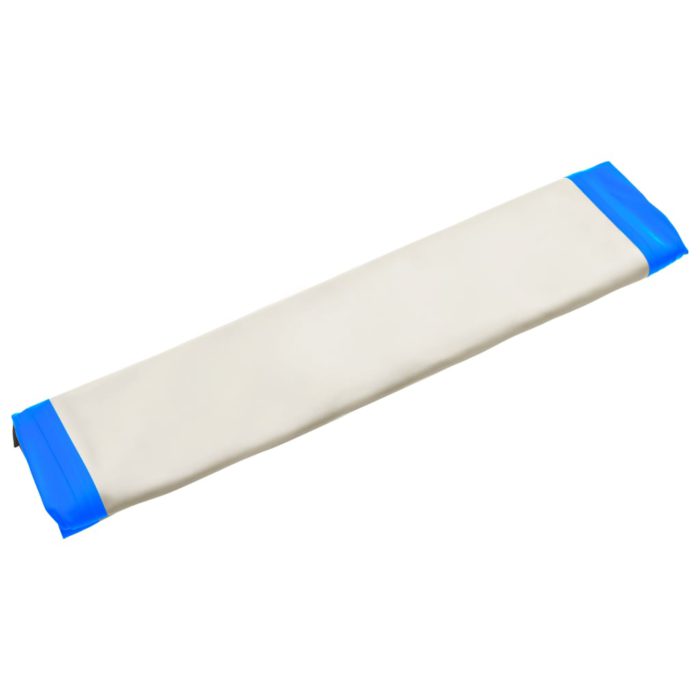 vidaXL Oppblåsbar badeplattform blå og hvit 200x150x15 cm