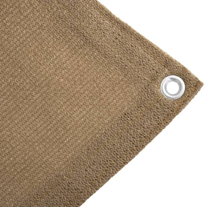 vidaXL Teltteppe gråbrun 400×700 cm HDPE