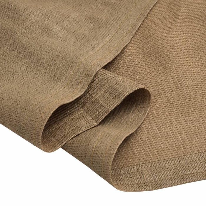 vidaXL Teltteppe gråbrun 400×700 cm HDPE