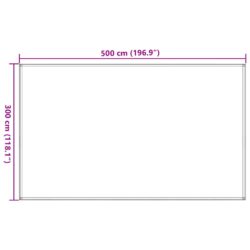 vidaXL Teltteppe 300×500 cm beige