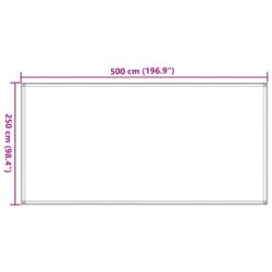 vidaXL Teltteppe 250×500 cm brun
