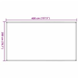 vidaXL Teltteppe 200×400 cm antrasitt og hvit