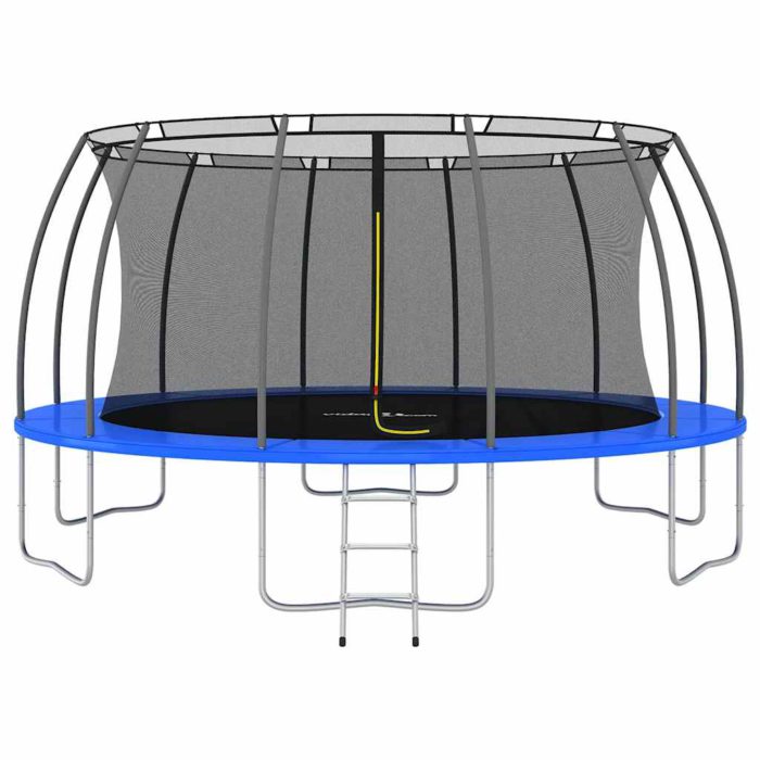 vidaXL Trampolinesett rund 488×90 cm 150 kg