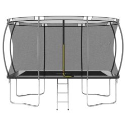 vidaXL Trampolinesett rektangulær 335x244x90 cm 150 kg