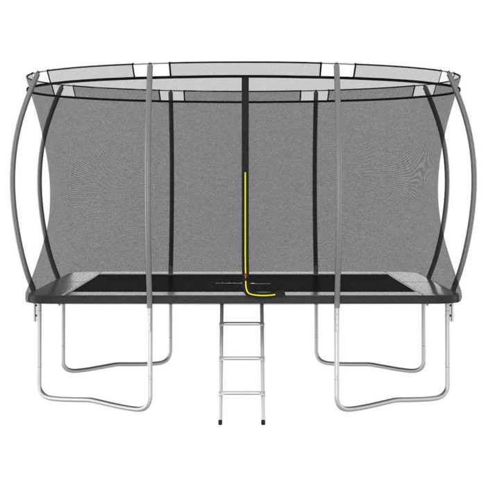 vidaXL Trampolinesett rektangulær 335x244x90 cm 150 kg