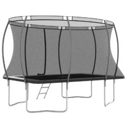 vidaXL Trampolinesett rektangulær 335x244x90 cm 150 kg