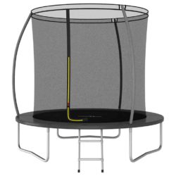 vidaXL Trampolinesett rund 244×55 cm 100 kg