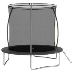 vidaXL Trampolinesett rund 244×55 cm 100 kg
