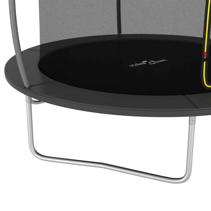 vidaXL Trampolinesett rund 244×55 cm 100 kg
