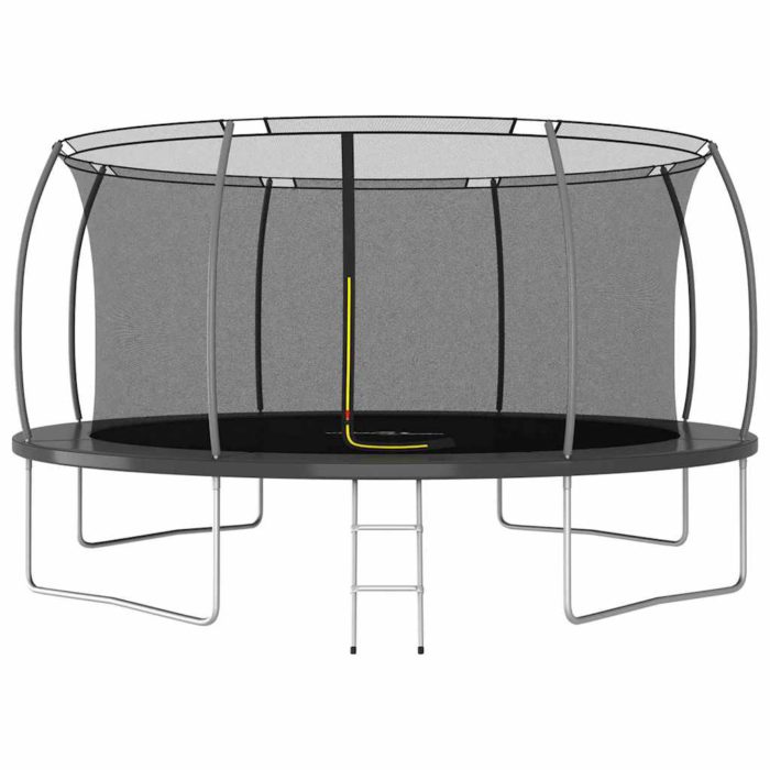vidaXL Trampolinesett rund 460×80 cm 150 kg