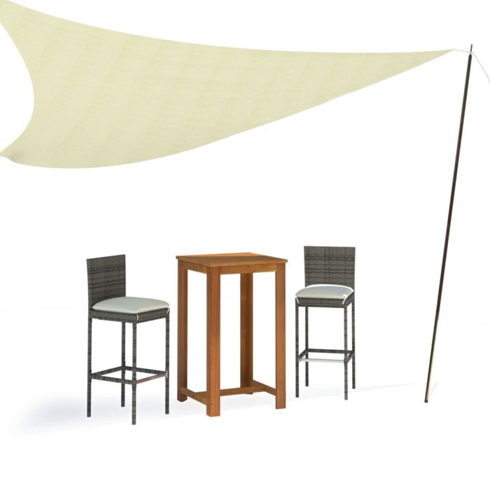 vidaXL Solseilstang 200 cm galvanisert stål