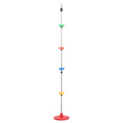vidaXL Klatretau med plattformer og plate 200 cm