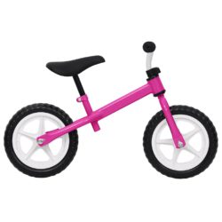 vidaXL Balansesykkel med 11-tommers hjul rosa
