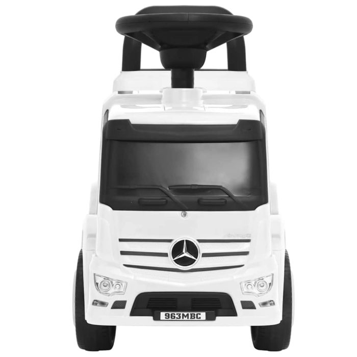 vidaXL Gåbil Mercedes-Benz bil hvit