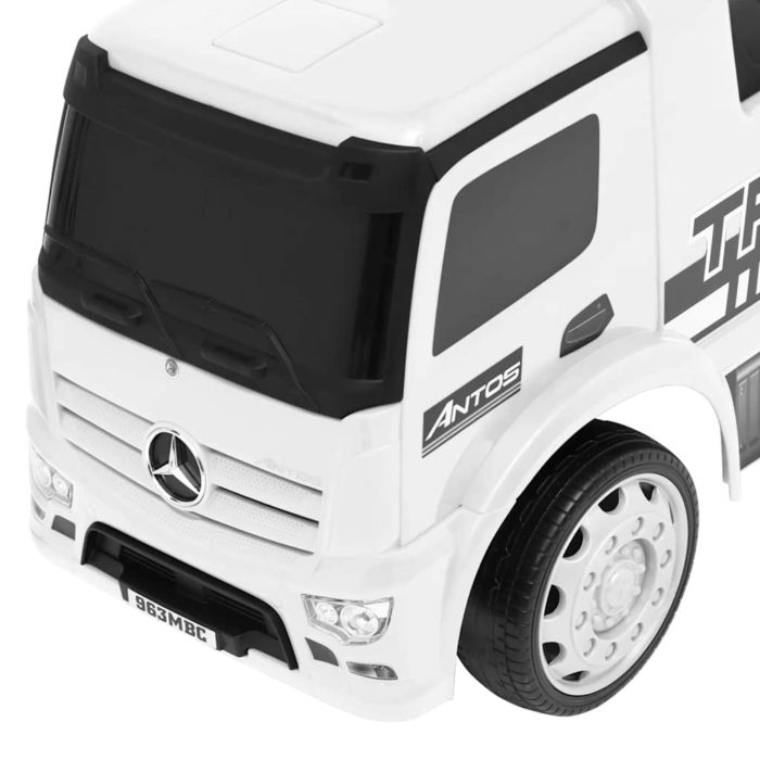 vidaXL Gåbil Mercedes-Benz bil hvit