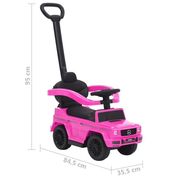 vidaXL Gåbil C63 rosa