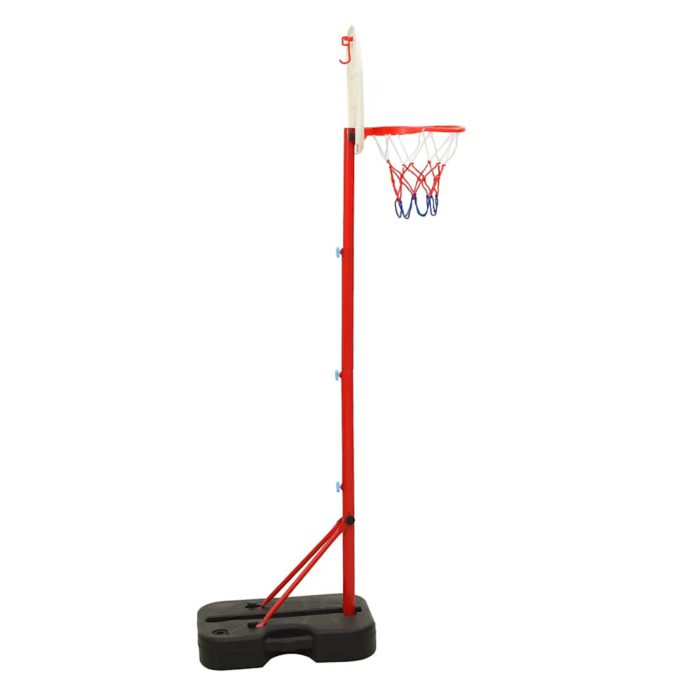 vidaXL Bærbart basketballkurvsett justerbart 138,5-166 cm