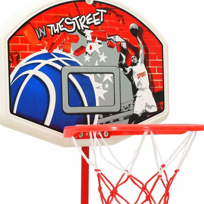 vidaXL Basketballsett for barn justerbart 120 cm