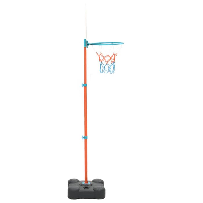 vidaXL Bærbart basketballsett justerbart 109-141 cm