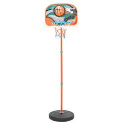 vidaXL Bærbart basketballsett justerbart 133-160 cm