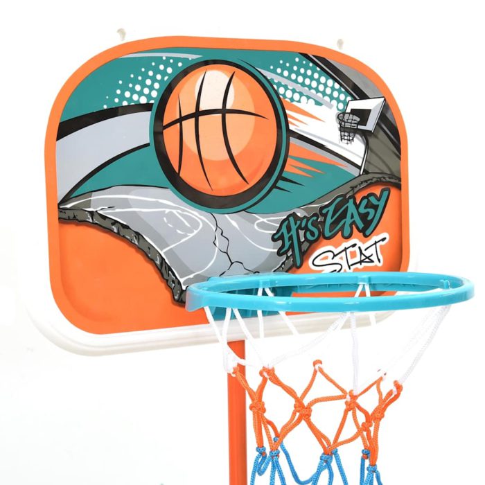 vidaXL Bærbart basketballsett justerbart 133-160 cm