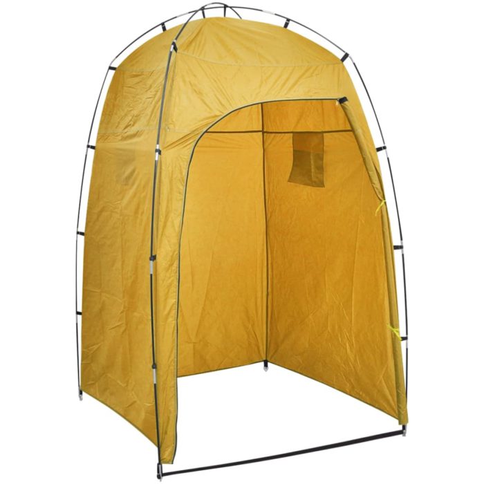 vidaXL Bærbart campingtoalett med telt 10+10 L